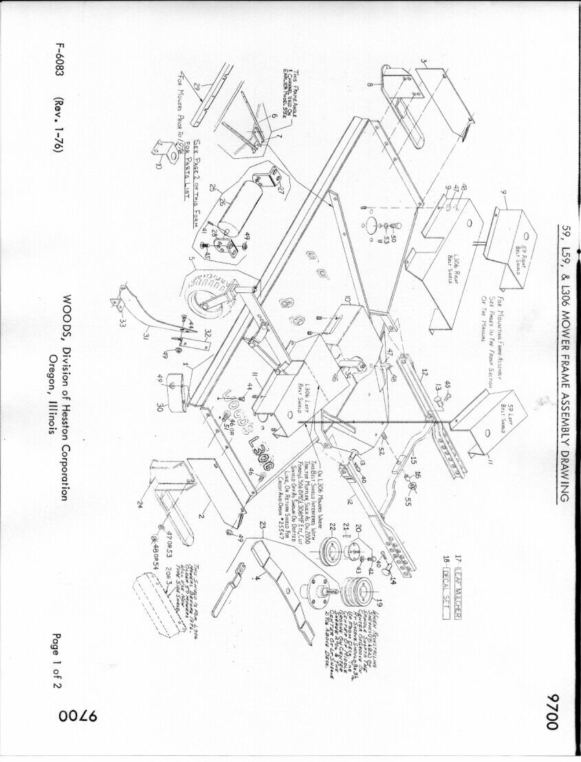woods 59 mower deck - Farmall Cub
